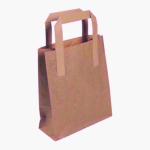 Brown Takeaway Bags/Handle 10x15.5x12
