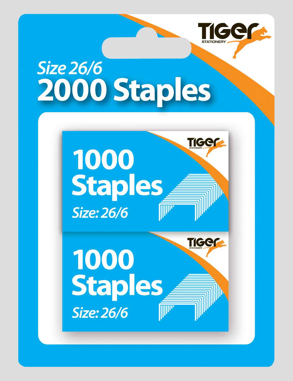 Tiger 2x1000 Staples