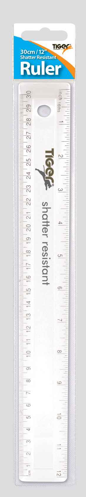 Tiger 30CM SHATTER RESISTANT RULER