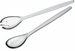 Clear Plastic Salad Servers Pk2