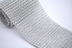 Plastic Diamond Chain Silver / Gold 30mm x 3m