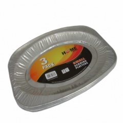 3pc Medium Foil Platters