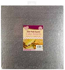 Queen Of Cakes 151 SQUARE CAKE BOARDS 10'' x 2mm (QC1133)