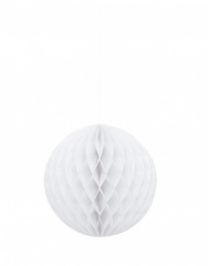 8'' Honeycomb Ball - White