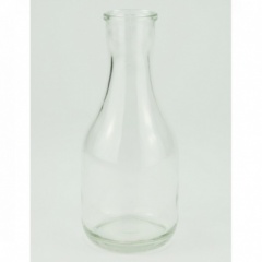 16cm Clear Glass Bottle