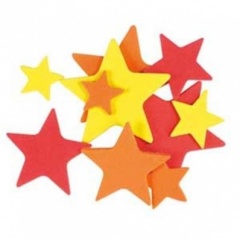 Funky Foam Assorted Pack (Self Adhesive) - Stars