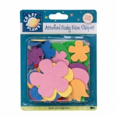 Funky Foam Assorted Pack (Self Adhesive) - Flowers