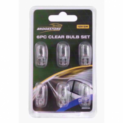 Brookstone 6pc Clear Bulb Set