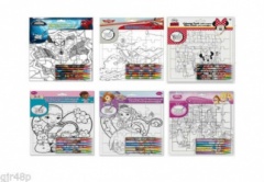 Licensed Colour Your Own Puzzle 6 Asst