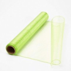 Organza Fabric Apple Green