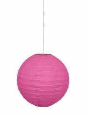 Lantern Round 10'' Hot Pink