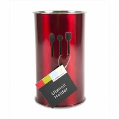 Utensil Holder Red Laquer Finish