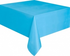 Powder Blue Plastic Tablecover