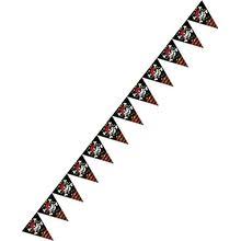 Jolly Roger Pennant Banners 4m