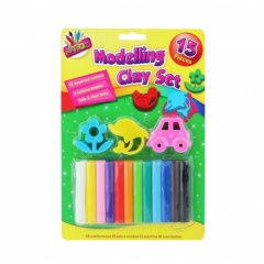 15 Piece Modelling Clay Set with Tools