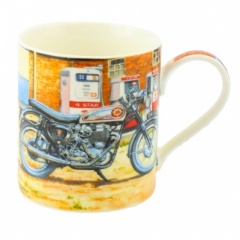 Motorbike Fine China Mug