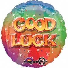 Good Luck Circle Foil Balloon HS40