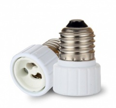 E22 GU10 White Adaptor