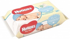 Huggies Pure Wipes 56s PK10