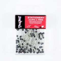 Pearl Head Pins 37mm 100Pk Black