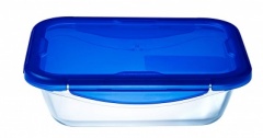 Pyrex Cook & Go Storage - Small rectangular   0.8 Lit 21 X 16