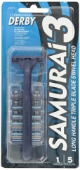 151 SAMURAI TRIPLE BLADE RAZORS