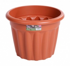 Wham Vista 33cm Round Planter Terracotta