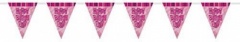 Pink Glitz HB Flag Banner 9FT