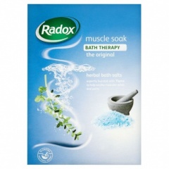 Radox Bath Salts 400gm Muscle Soak pk of 6