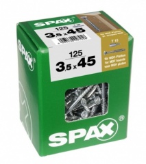 Spax Mdf T-star - Retail Packs -M MDF 3.5 X 045  Pk125