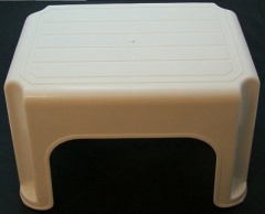 WHITEFURZE 40CM STOOL - CREAM