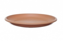 WHITEFURZE 29CM MILANO SAUCER TERRACOTTA