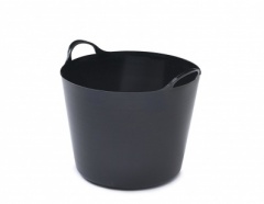 WHITEFURZE 26L FLEXIBLE TUB BLACK