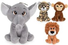 20cm Plush Wild Life Animals - 4 Assorted Designs