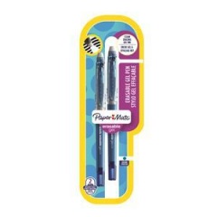 PaperMate Erasable Gel Pen Medium - Blue - Pack of 1+2