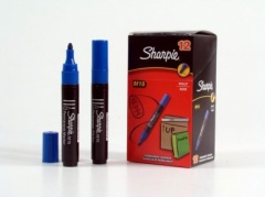 Sharpie M15 Bullet Blue Permanent Marker - Pack of 12