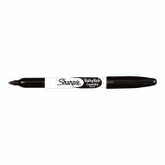 Sharpie Rub-a-Dub Laundry Permanent Marker, Fine Point - Black