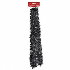 Luxury Tinsel Black