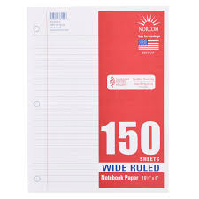 Ruled Notebook 150 Sheets XXXX