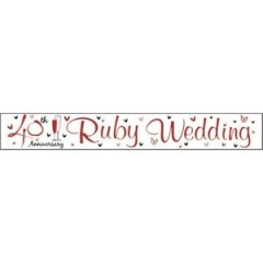 Simon Elvin Ruby Anniversary Wall Banners