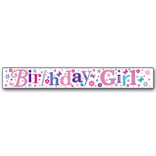 Simon Elvin Birthday Girl Wall Banners