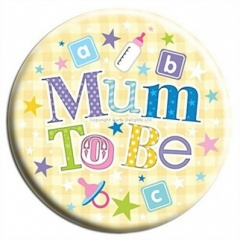 Simon Elvin Mum to be Jumbo Badges