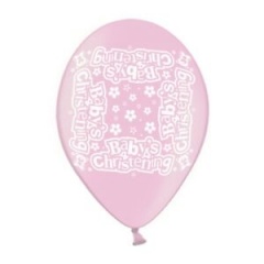 Simon Elvin Christening Girl Printed Balloons