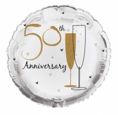 Simon Elvin 50th Wedding Anni Foil Balloons