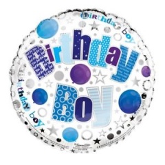 Simon Elvin Happy Birthday - Boy Foil Balloons