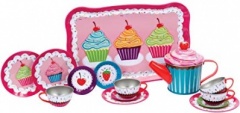 Tobar CUPCAKES TIN TEA SET