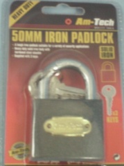 Am-Tech 50mm IRON PADLOCK T0400C