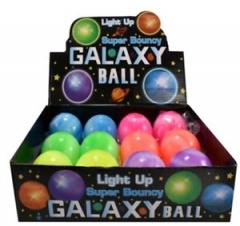 65mm Light Up Super Bouncy Galaxy