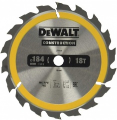 Construction Circ Saw Blade 18T 184X16mm