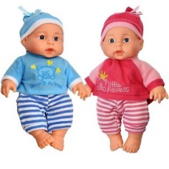 9'' VINLY TWIN DOLLS BABY DOLLS IN